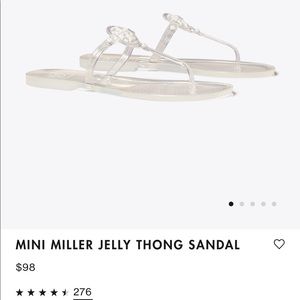 MINI MILLER JELLY THONG SANDAL